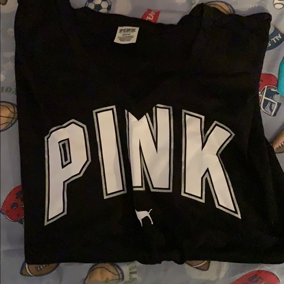 PINK Victoria's Secret Tops - Pink v neck shirt